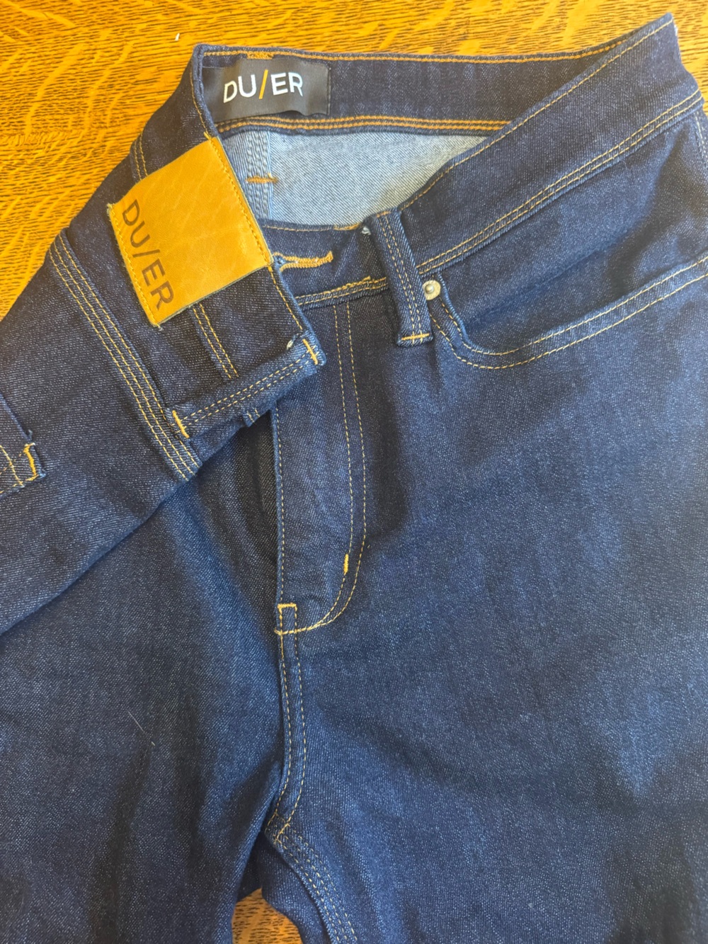 DU/ER Men’s dark blue NWOT 32x32 stretch slim pants